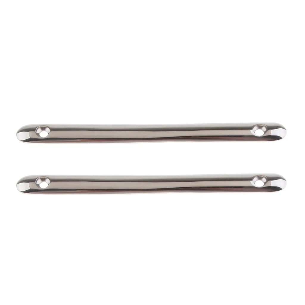 2x Rub Strake Stainless Steel Polished for Marine Boat Yacht RV Kayak 150mm