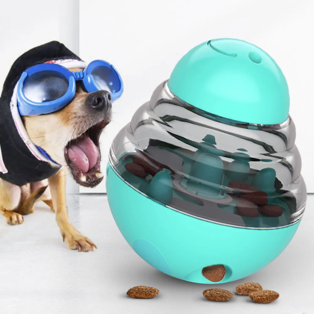 Adjustable Dog Treat Ball, Interactive Food Puzzles Ball for Dogs