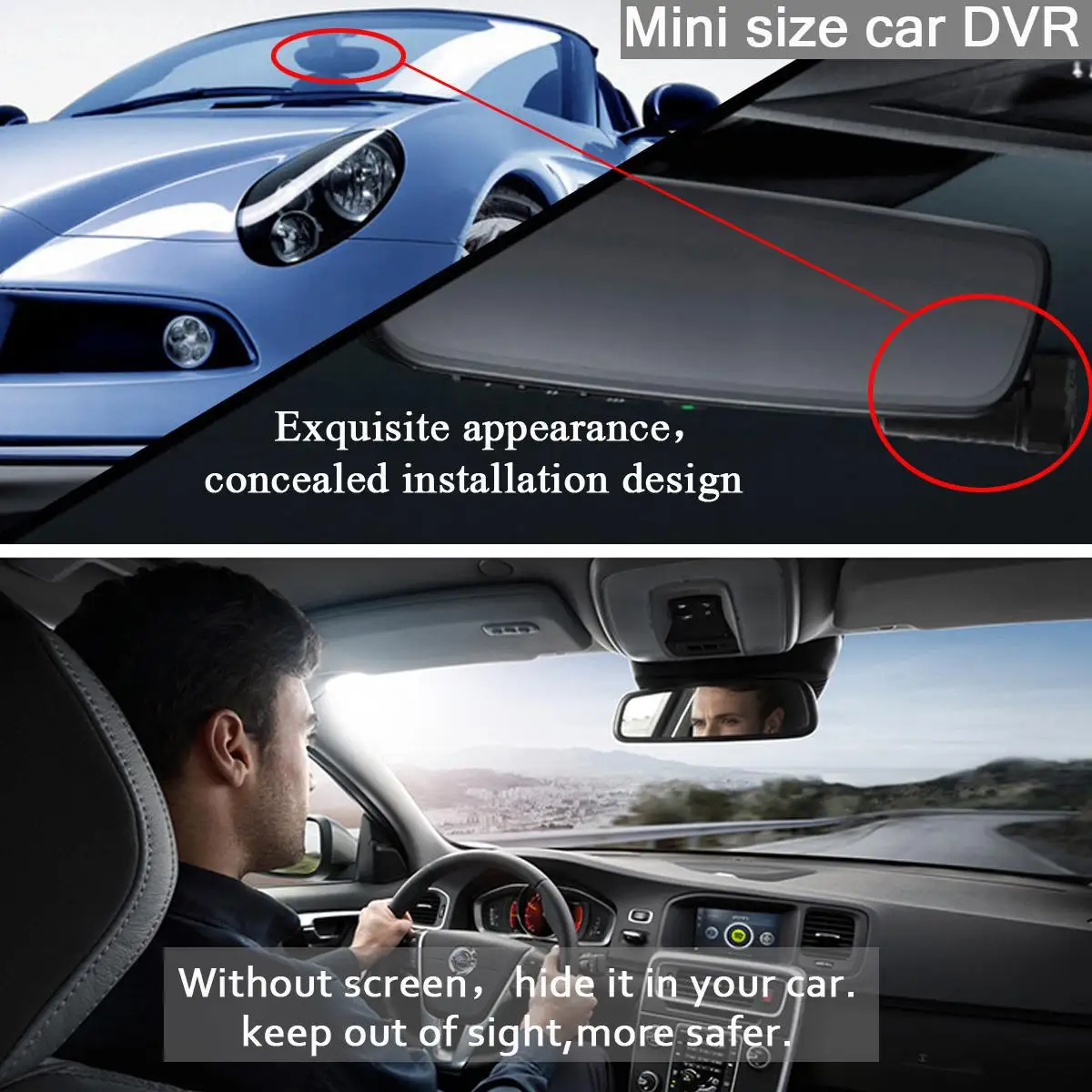 Audew 170 градусов wifi Автомобильный видеорегистратор HD1080P камера цифровой регистратор видео регистратор Dash Cam дорожная видеокамера приложение монитор ночное видение