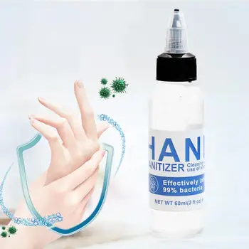 

60ml Mild Hand Cleaning Liquid Portable No Wash Hand Cleaning Moisturizing Liquid (White Label) Hand Soaps Hand hygiene Health