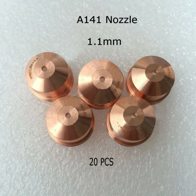 

20*A141 A101 Nozzles PD0101-11 1.1mm for Trafimet air plasma cutting torch cutter supplies