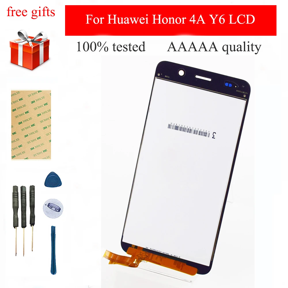 Для Huawei Honor 4A Y6 ЖК дисплей SCL L01 L21 для модуль + сенсорный датчик экрана в