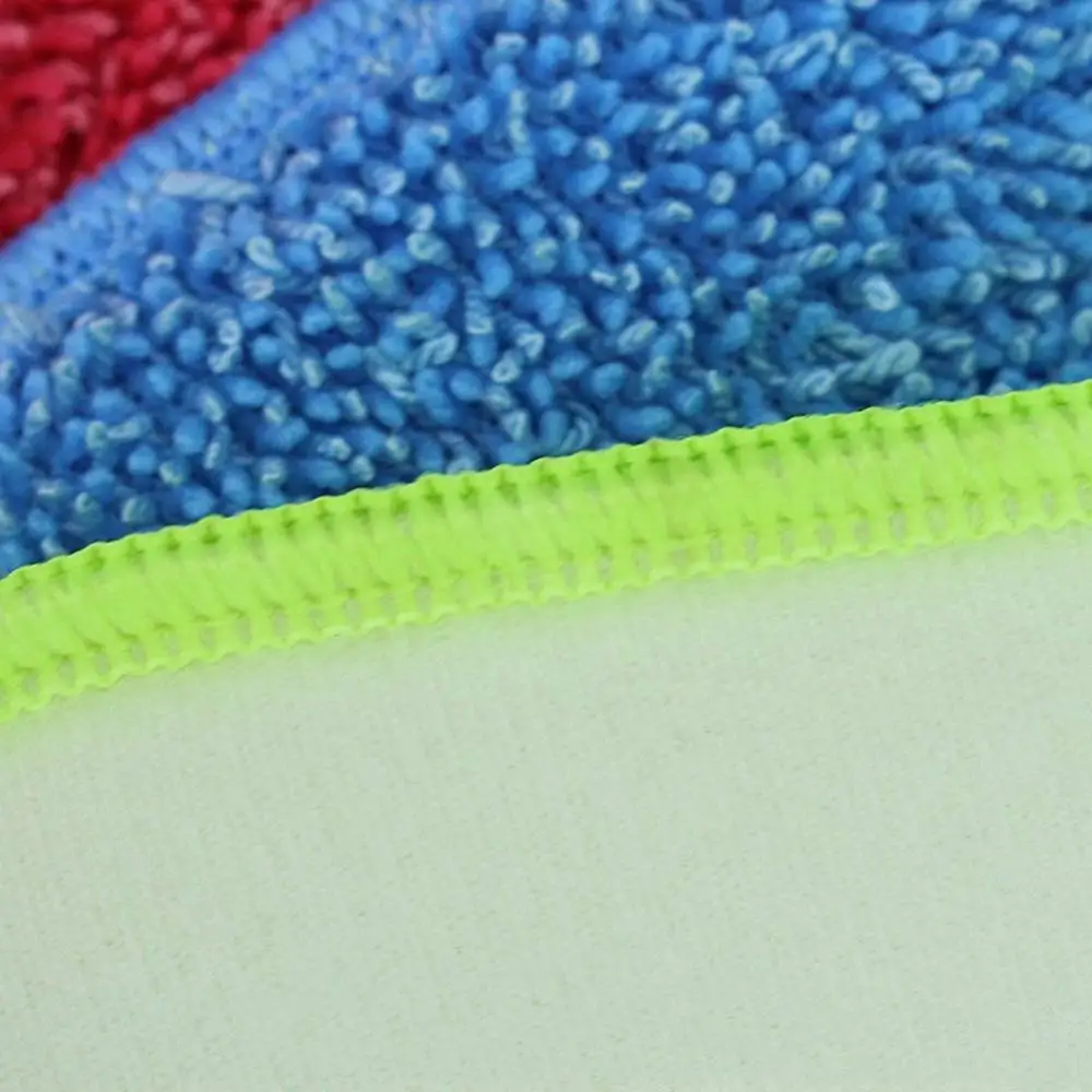 3Pcs Microfiber Absorbent Mop Pad Replacement Floor Cleaning Dust Remove Cloth Velcro mop cloth cover mop head accessories microfiber mop pad