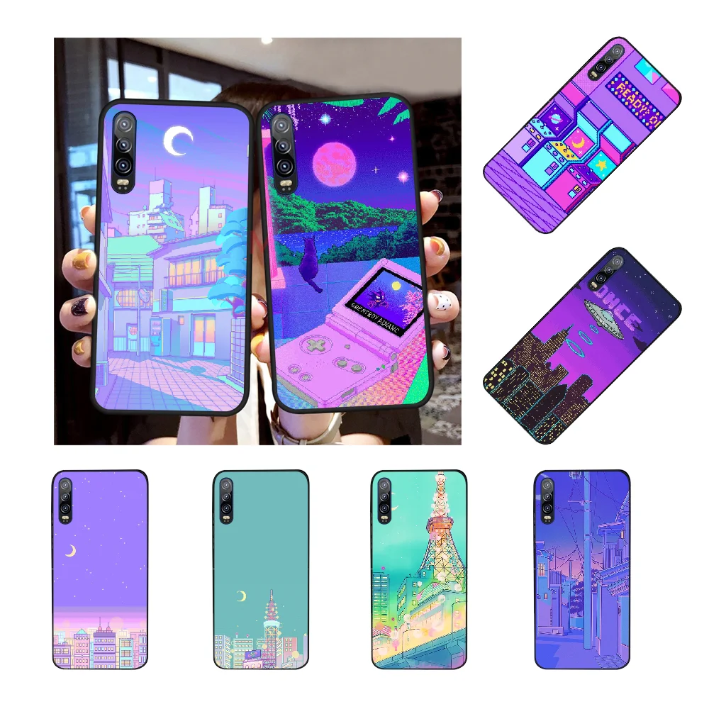 Чехол для телефона мягкий силиконовый черный Huawei Honor 20 10 9 8 8x 8c 9x 7c 7a Lite view |