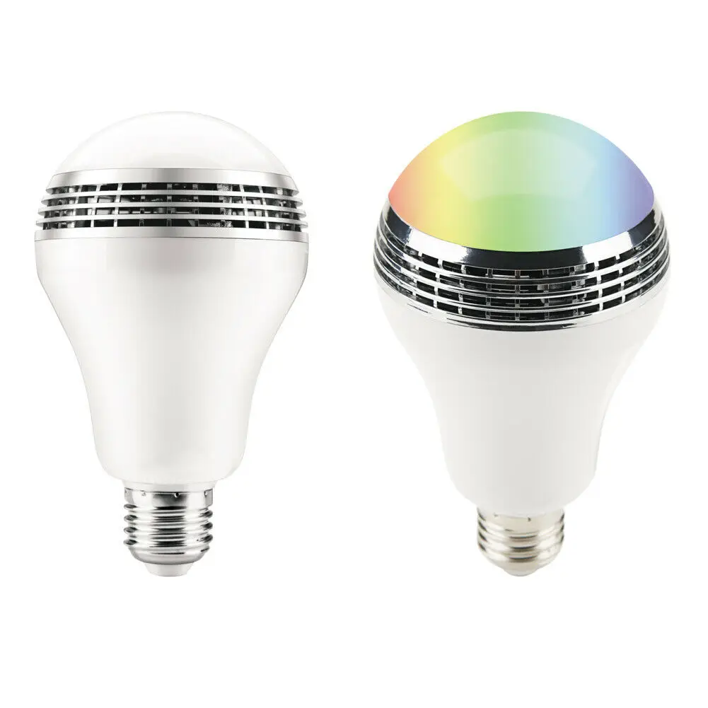 Беспроводной Bluetooth с регулируемой яркостью RGB умный светодиодный светильник приложение музыка дистанционное управление лампа