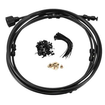 

PE Pipe Outdoor Misting Cooling System Kit for Greenhouse Garden Patio Watering Irrigation Mister Line System