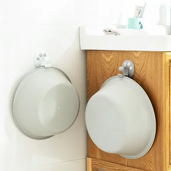 

Cat's Claw Mop Broom Washbasin Hook Mop Organizer Holder Storage Rack Hanger Folding Rack Wall Mount Washbasin Storage Rack