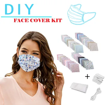 

Mix Cotton Fabric Printed Cloth Sewing Quilting Fabrics Diy Handmade Face Maskswashable And Reusable Facemask mascarillas