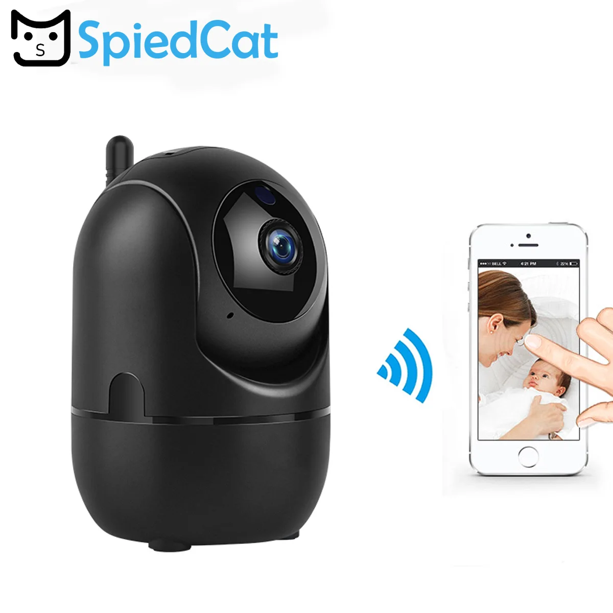 

IP Camera 720/1080P Cloud Home Security Surveillance Cam Intelligent Auto Tracking Of Human Network WiFi Wireless CCTV