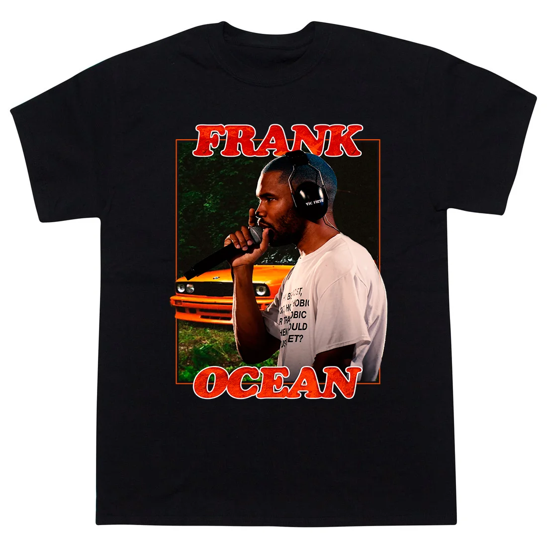 Рисунок Frank Ocean блондинка Винтаж футболка Для мужчин в стиле &quotхип хоп&quot Белый PTV