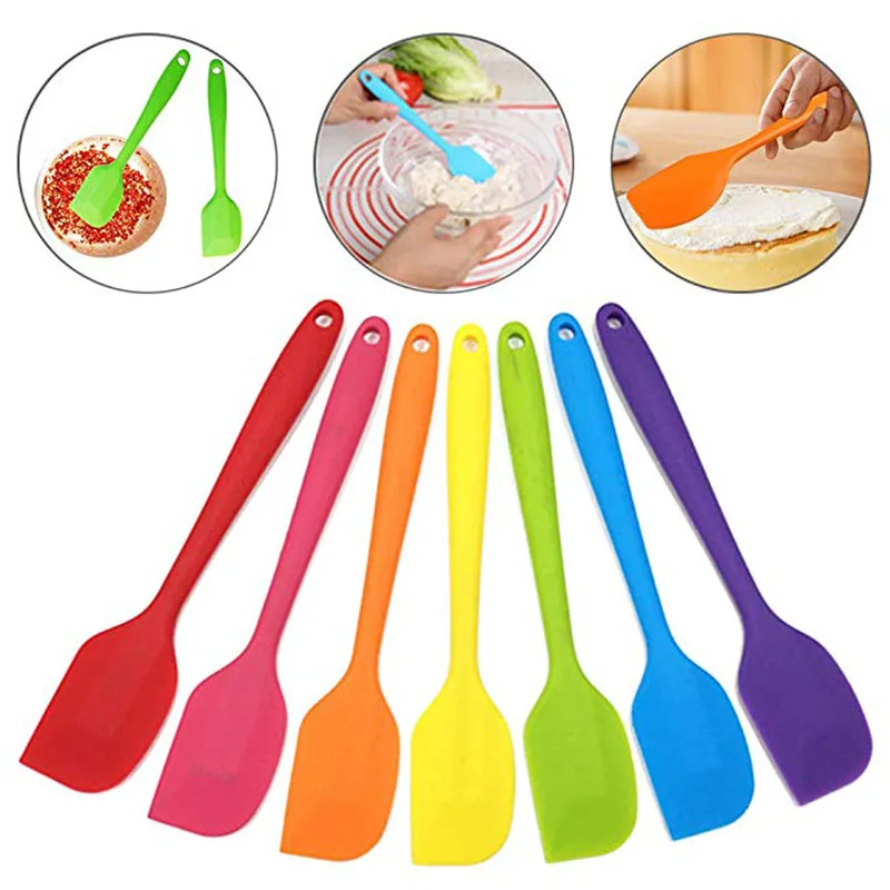 

Silicone Cake Scraper Kitchen Utensils Baking Tools for Cakes Kitchen Accessories Bakery Tool Cream Spatula Butter Blender Brush