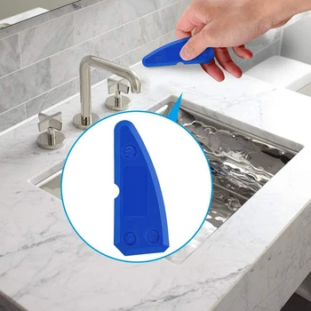 

4Pcs Glass Glue Scraper Cement Scraper Tool Caulking Sealant Finishing Grout Floor Cleaning Tile Tool Spatula Glue Shovel