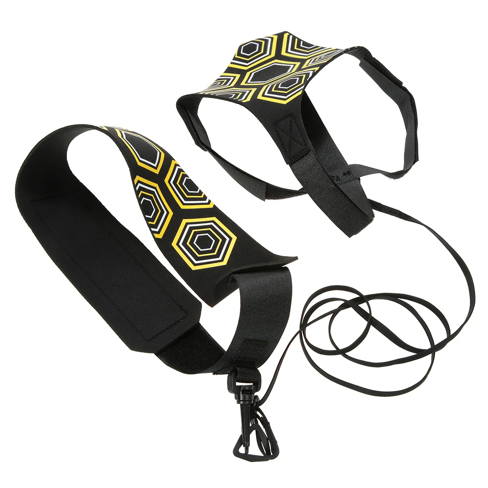 Lixada Soccer Trainer Sports Assistance Adjustable Football Trainer 94cm Soccer Ball Practice Belt Training Equipment