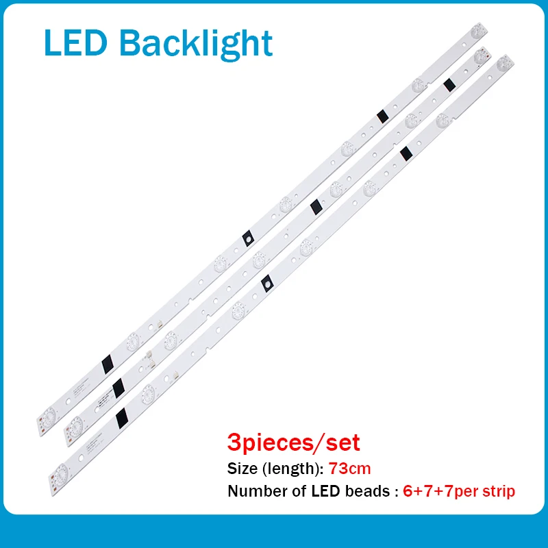 Nuevo 100% 73cm de retroiluminación LED lámpara para LED39C310A JS-D-JP3910-071EC JS-D-JP3910-061EC E39DU1000 MCPCB