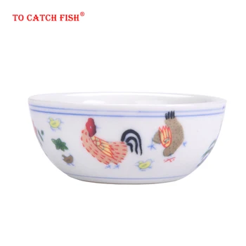 

Ming dynasty replica chicken color bucket cylinder cup archaize half hand-painted jingdezhen kung fu tea cups sample tea cup