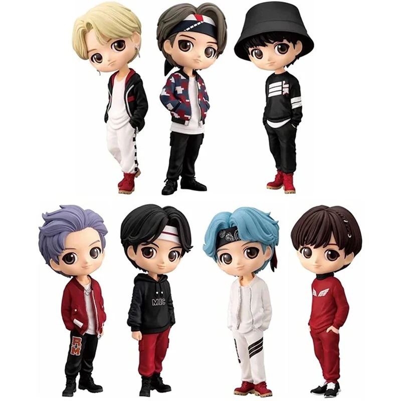 Фигурка Kawaii KPOP Star TOP Group из ПВХ 15 см модель игрушек милые Группы Bangtan Boys A.R.M.Y фигурки