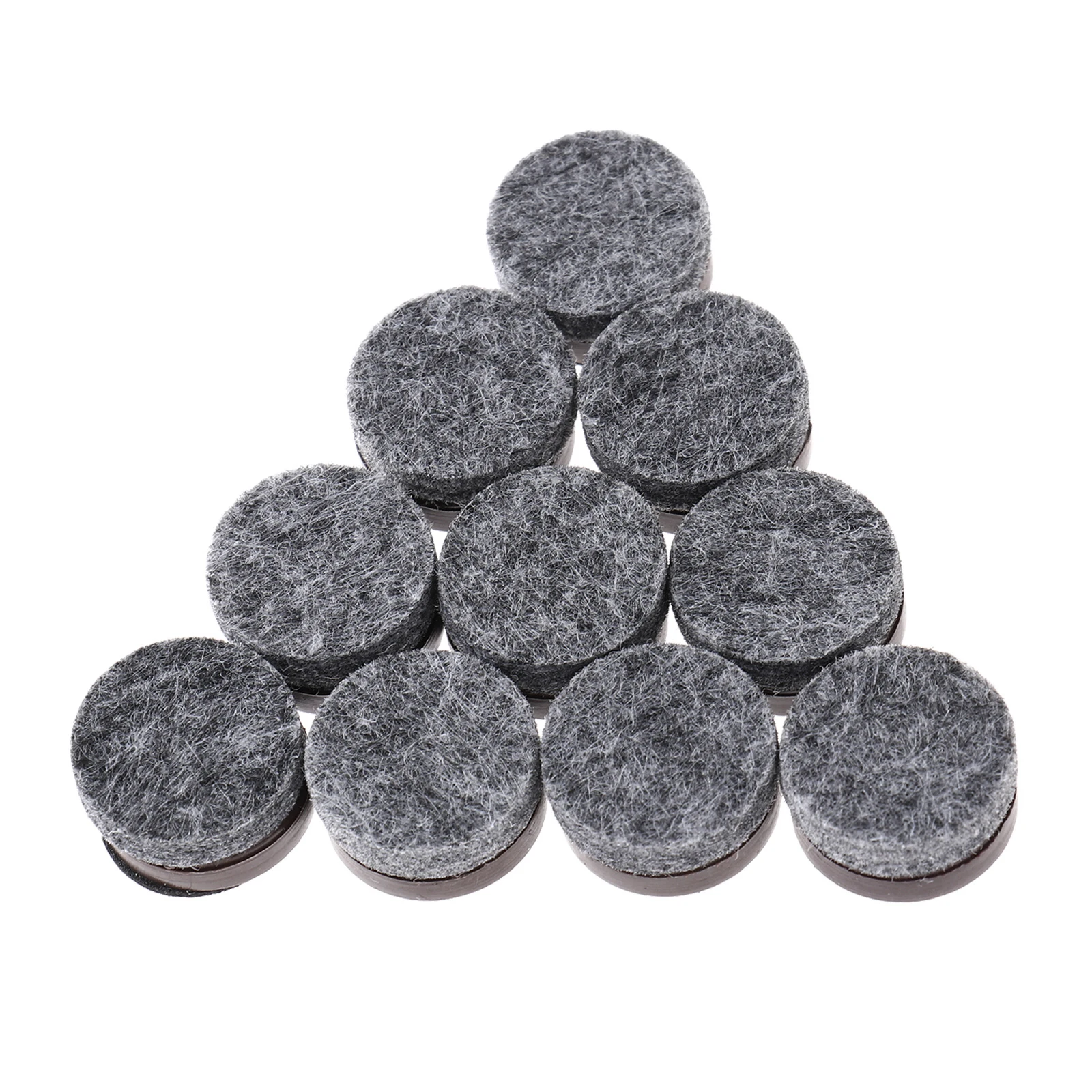 

10Pcs Gray Felt Pads Lightweight Nail Felt Non-Skid Furniture Pads Reducing Noise Prevent Scratches Floor Table Chair Feet Pads