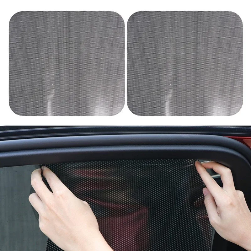 1 пара DIY 72*52 см Автомобильная Солнцезащитная пленка защитная оконная крышка боковая Солнцезащитная крышка блок статический козырек экран наклейка