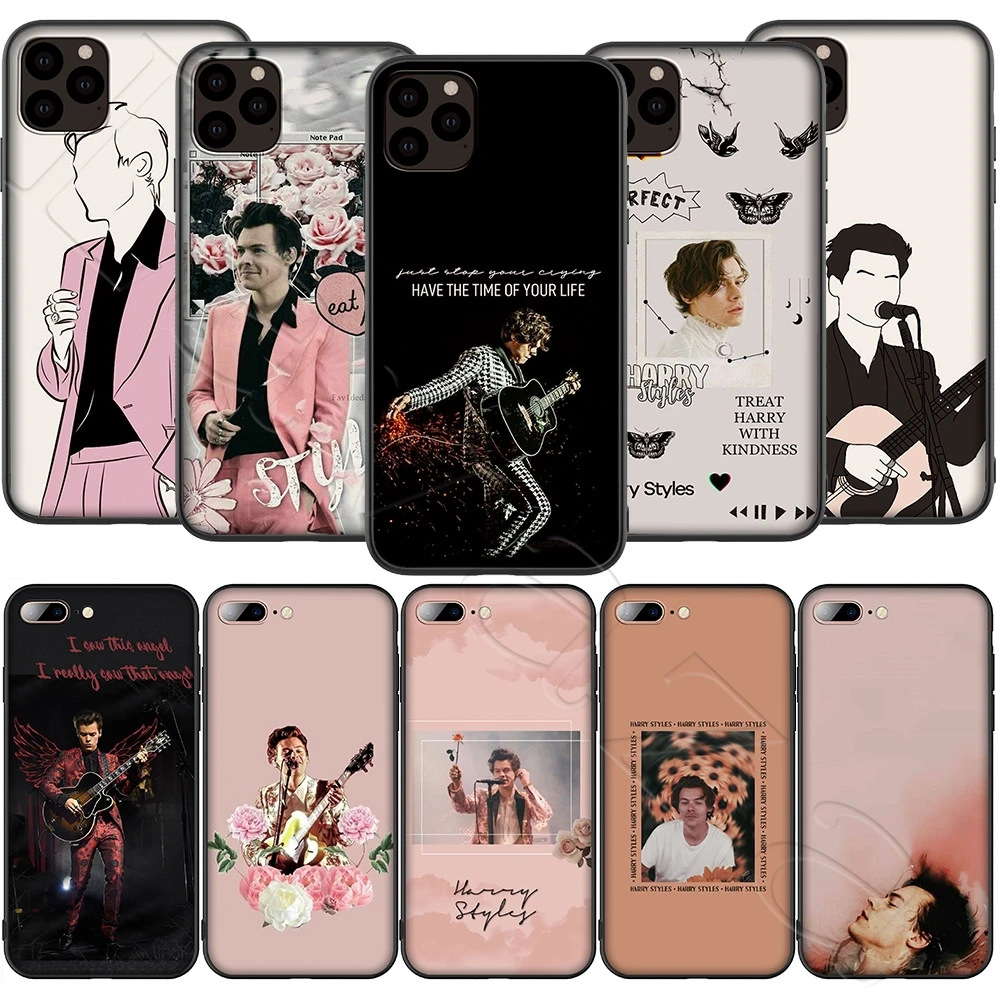 Lavaza One Direction в виде татуировки Harry Styles мягкий силиконовый чехол для iPhone 12 11 Pro XS Max XR X