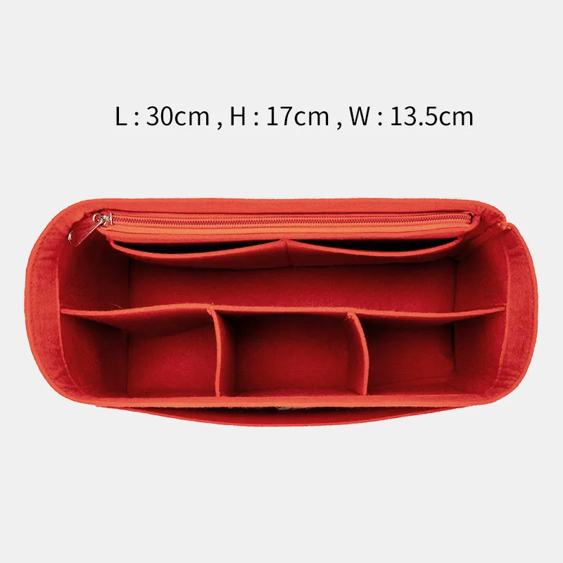 discounted wholesalers Make Up New Organizer Felt Felt Bags Insert