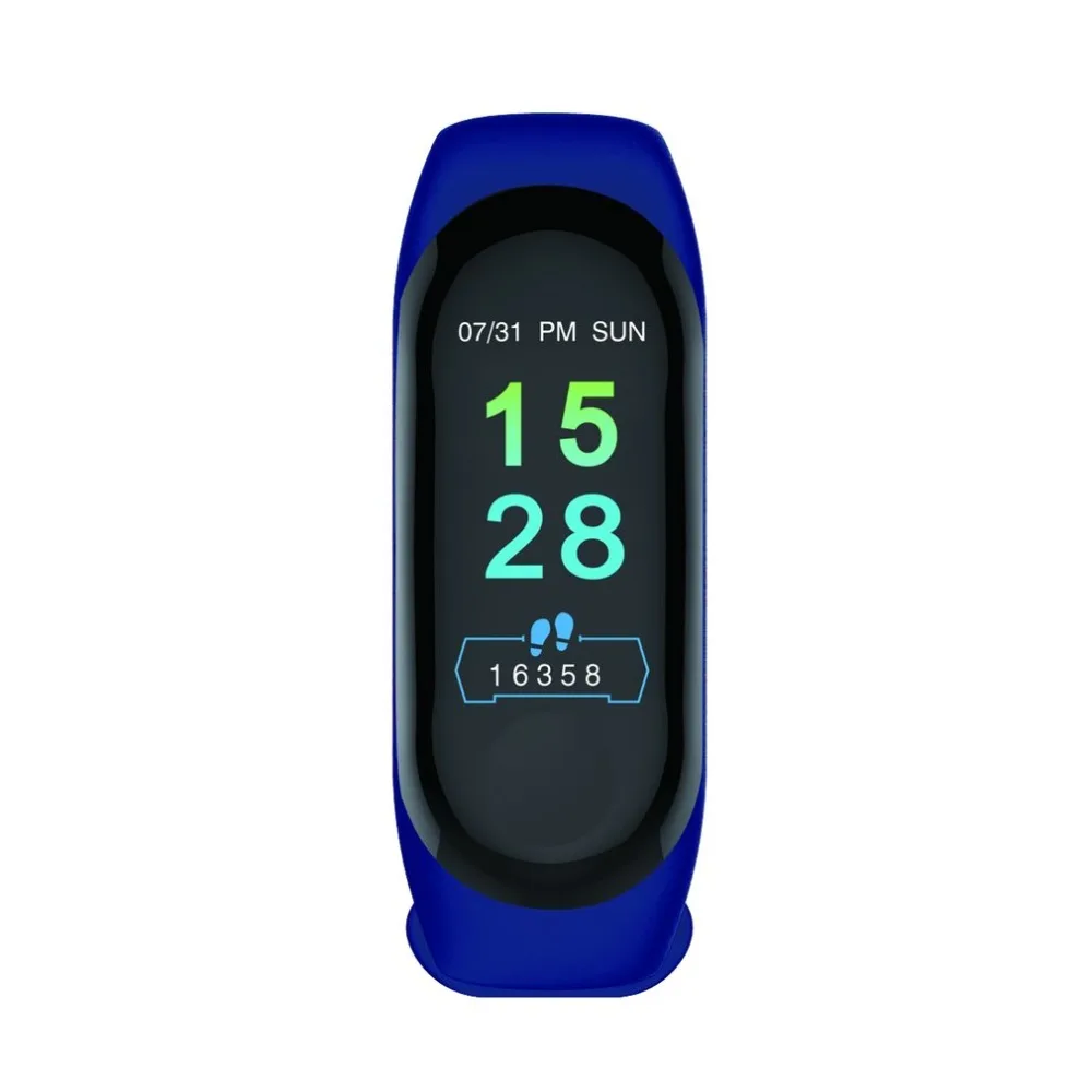 Smart Bracelet Heart Rate Monitor Waterproof Fitness Tracker Bluetooth Watch Band For Android IOS women men Wristband
