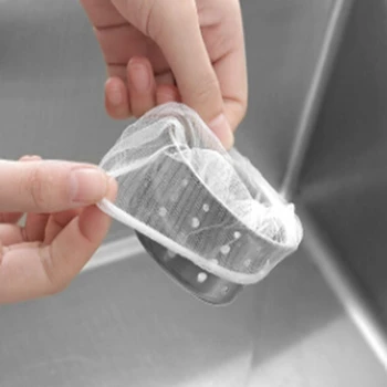 

Sink Filter Bag Garbage Kitchen Bathroom Proof Anti-blocking Drain Outlet Filter Net for All Sizes of Sinks 30/100 Pcs