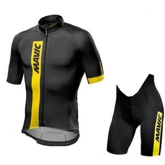 Mavic велосипедная майка Pro Team с коротким рукавом, комплект велосипедной одежды, Ropa Ciclismo, одежда для велоспорта, спортивный костюм 9D Pad