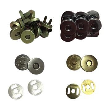 

24 Sets netic Button Clasp Snaps - Purses, Bags, Clothes - No Tools Required - size:18mm