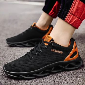 

M- Men's shoes new flying woven trend fashion wild young students adult breathable lightweight mesh low comfortable tide shoes