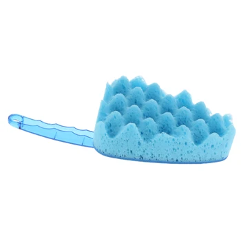 

Large Three Side Sponge Brush Wave Wash Car High Density Car Wash Tools Blue