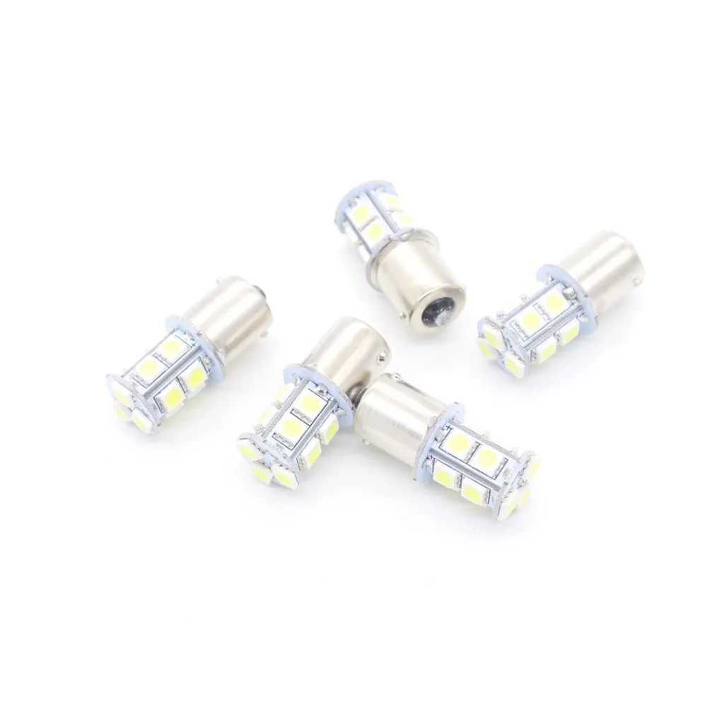 Автомобильный Стайлинг 10 шт. 13SMD BA15S 1156 5050 Автомобильный светодиодный задний светильник