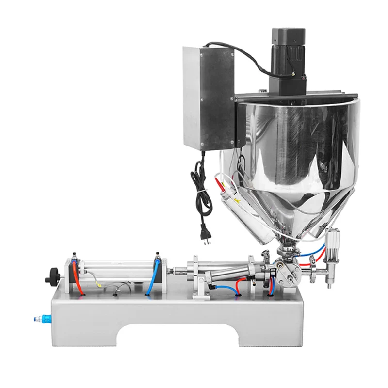 Нагревательный Хоппер, наполнитель для медового соуса, машина для наполнения пасты, Пневматический поршневой наполнитель для горячего перца, сои, арахисового масла, машина для наполнения