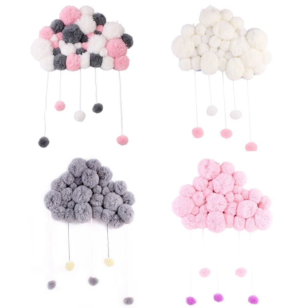 Baby Accessories Infant Room Hanging Ornament Nursery Decor Decorations Photography Props Mulitcolor Home Toys Hairball String