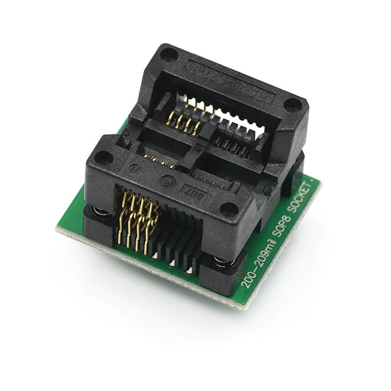SOIC8 SOP8 К DIP8 широкое сиденье 200 мил программатор гнездо адаптера|Соединители| |