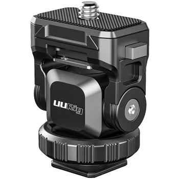 

DSLR Camera Monitor Multi Angle Bracket Ballhead Quick Releae Gimbal For 5/7 Inch Monitors w/ Cold Shoe Mount for Fill Light