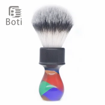 

Boti Brush-3 Color Synthetic Hair Class A Shaving Brush Knot And Rainbow Glaze Whole Brush Men's Beard Tool