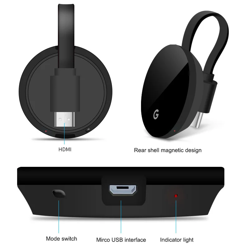 Tv Stick WiFi MiraScreen Дисплей приемник ключ для Anycast Crome YouTube Cast ТВ приемник HDMI 1080 Miracast HD ТВ дисплей