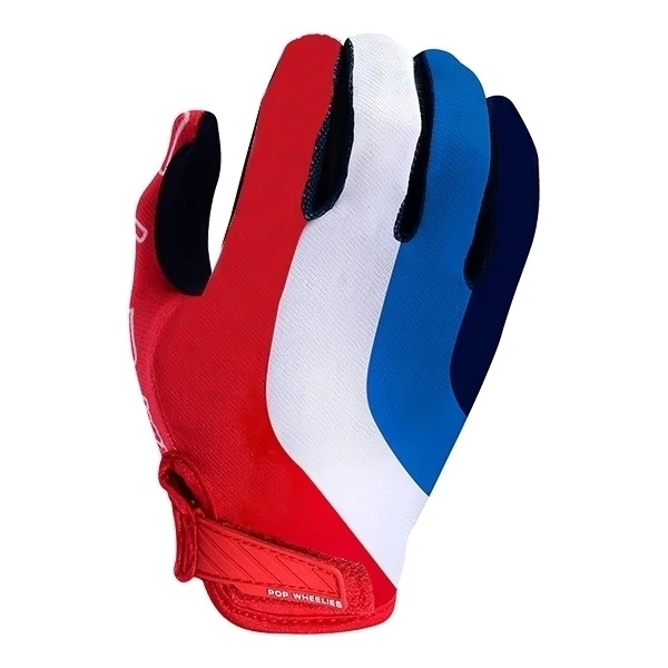 White Red Blue Горячие продажи! деликатный Лисий Мотоцикл Байк внедорожные BMX MTB Мотоциклетные Перчатки - Цвет: White Red Blue