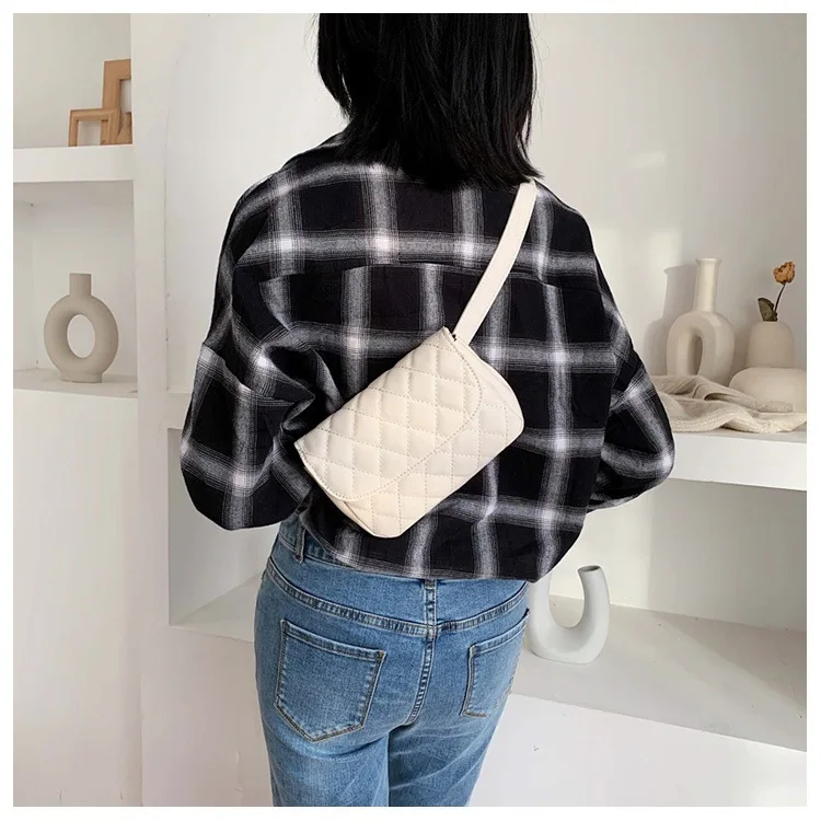 

Chest Bag Women's 2019 New Style Wallet Graceful Rhombus Shoulder Bag Korean-style Versatile Western Style Mini Shoulder Bag Fas