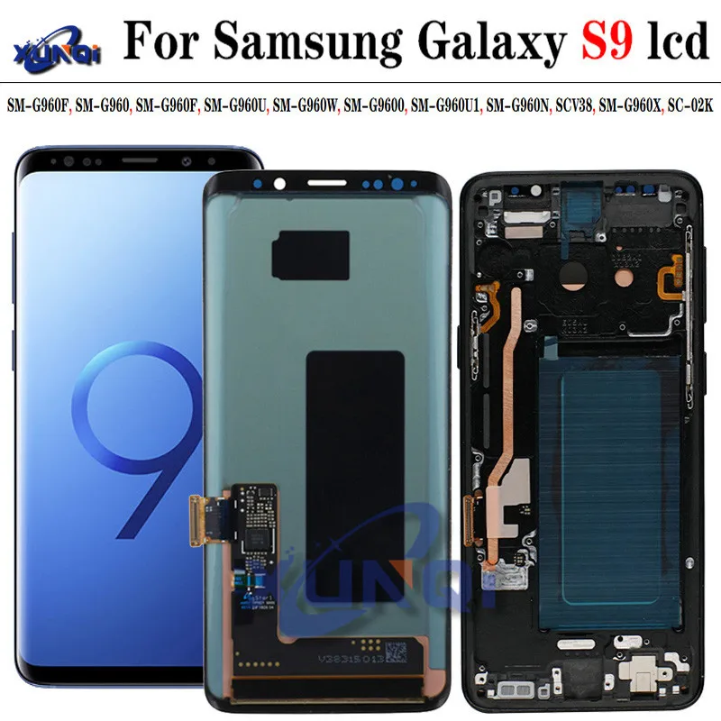 Super AMOLED для SAMSUNG Galaxy S9 LCD G960 g960f ЖК-дисплей сенсорный экран дигитайзер Samsung lcd замена
