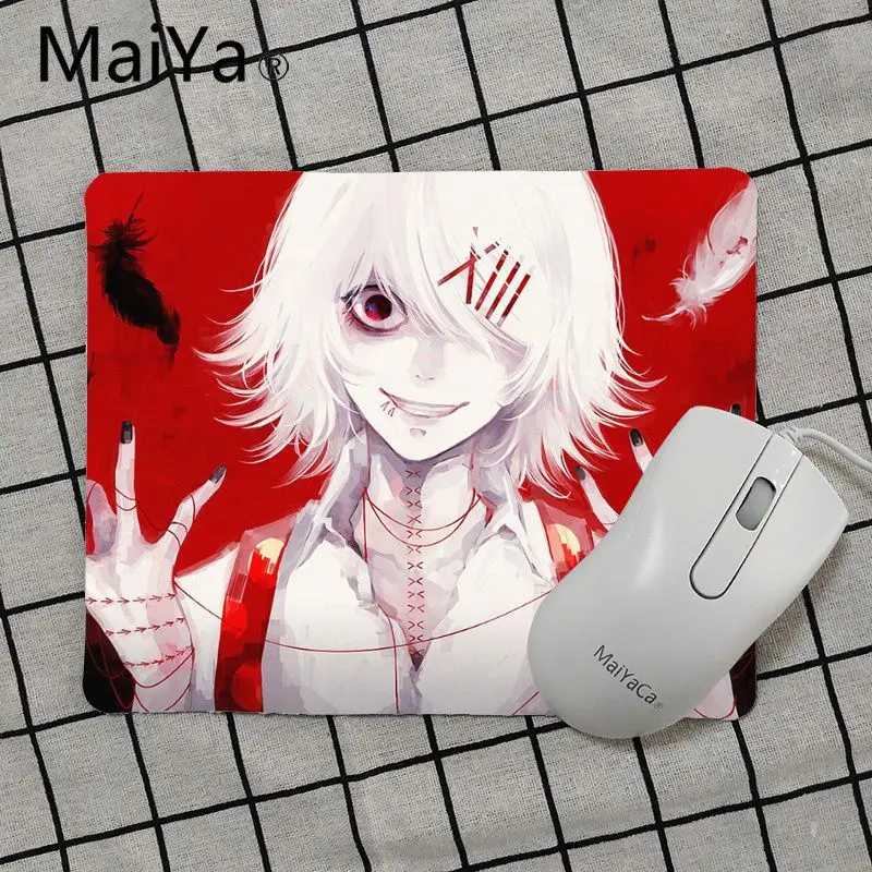 No Lock Edge18x22cm Maiya Высококачественная аниме-Настольная панель коврик для игровой мыши,,, подставка под руку, мышь - Цвет: No Lock Edge18x22cm