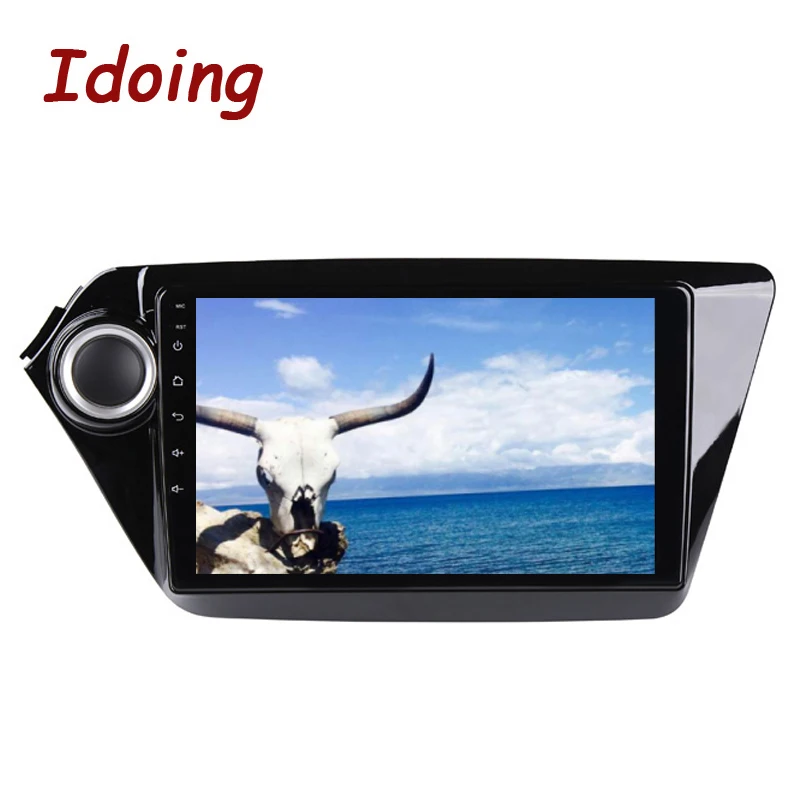 Flash Deal Idoing 9"Car Radio Video Player For Kia RIO 3 UB QB RIO 4 FB 2011-2019 Navigation GPS Android Accessories Sedan No 2 din DVD 1