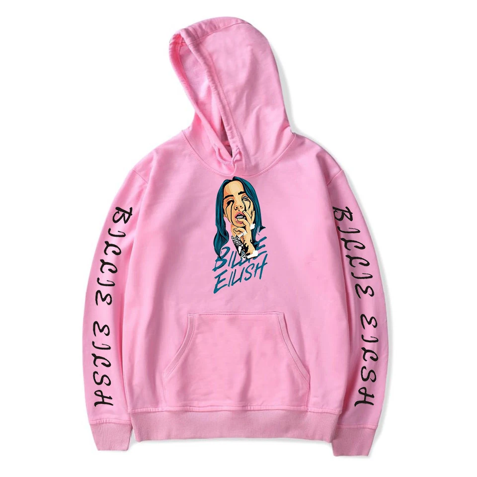 Billie Eilish худи с принтом для женщин и мужчин, свитер, пуловер на осень и зиму для мальчиков и девочек, удобная теплая куртка