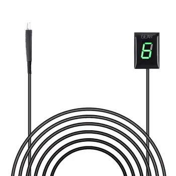 

Waterproof Motorcycle Gear Indicator Plug &Play LED Display for Kawasaki Ninja ER-6F/6N Z250 Z750 Z1000 VN900 KLE650 W800 Versys