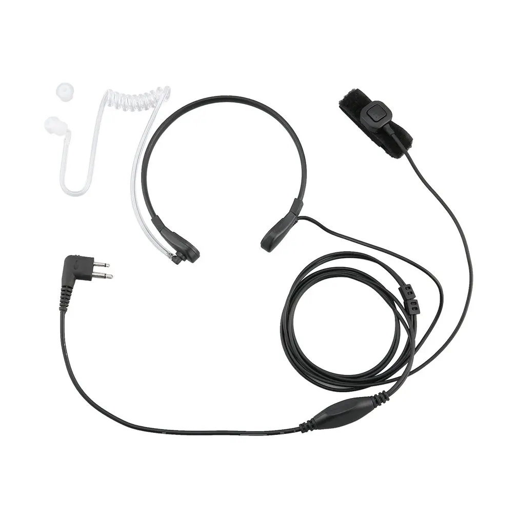 Гибкий горловой микрофон Микрофон Скрытая Акустическая трубка наушники