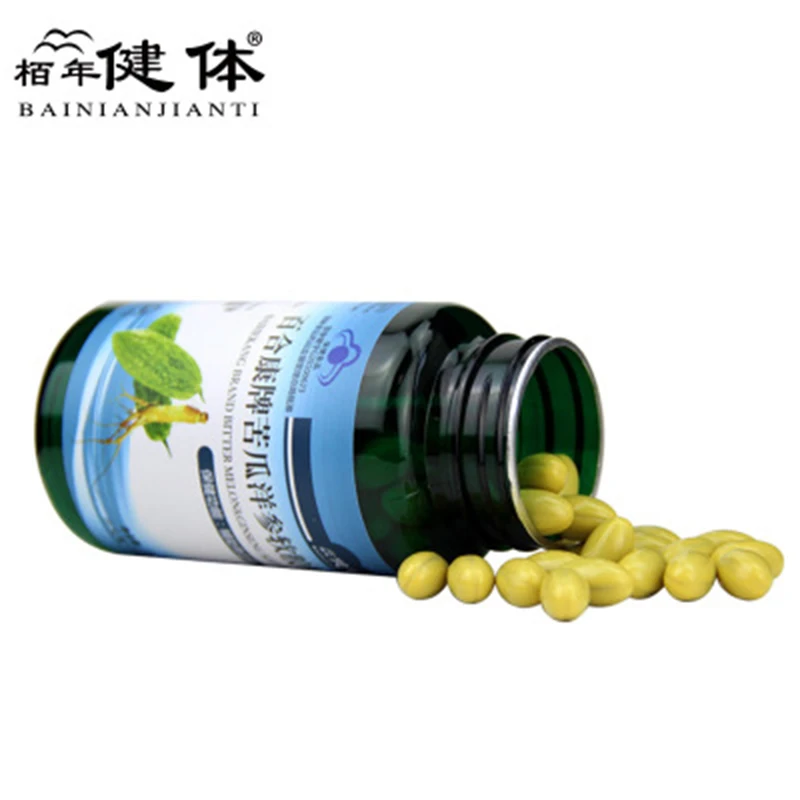 Reduce Blood Sugar American Ginseng Bitter Melon ExtractRemove Heat,For Hyperglycemia,Glycemic Support,Balsam Pear,Bitter Gourd Reduce Blood Sugar American Ginseng Bitter Melon ExtractRemove Heat,For Hyperglycemia,Glycemic Support,Balsam Pear,Bitter Gourd