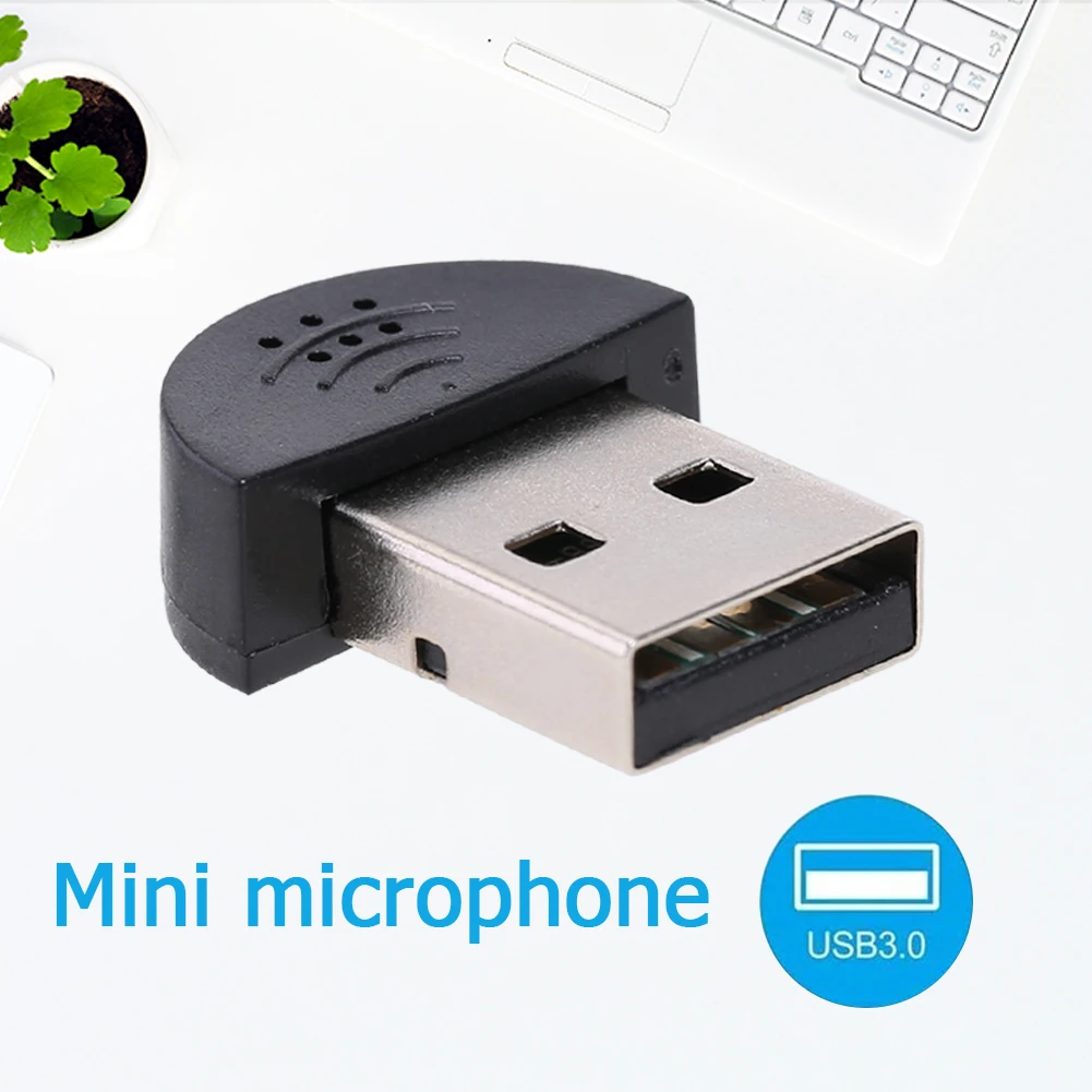 Miniadaptador de Audio para micrófono USB, conexión portátil, controlador USB para PC, grabación de condensador, Microfone ultraancho|micrófonos| -