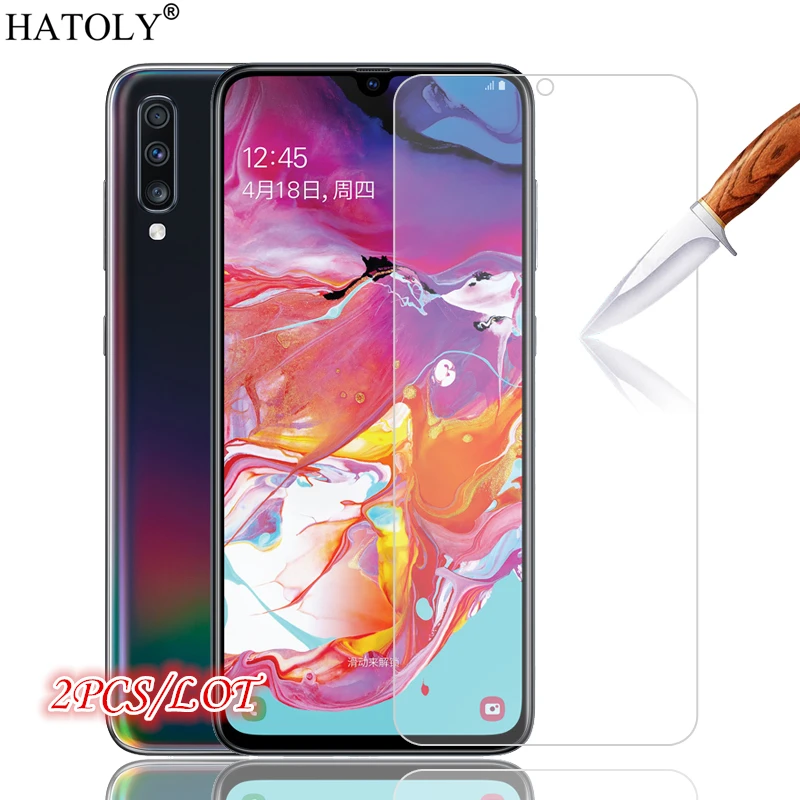 2 шт Для samsung Galaxy A70 стекло для samsung A70 защита экрана закаленное стекло HD пленка для телефона Защитное стекло для samsung A70