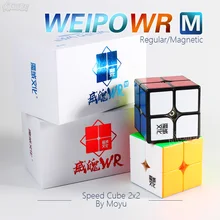 2x2 Cube speed Moyu Weipo WR WRM Магнитный куб на магнитах Neo Cubo Magico Puzzle Cube 2x2x2 Rubic игрушки для детей