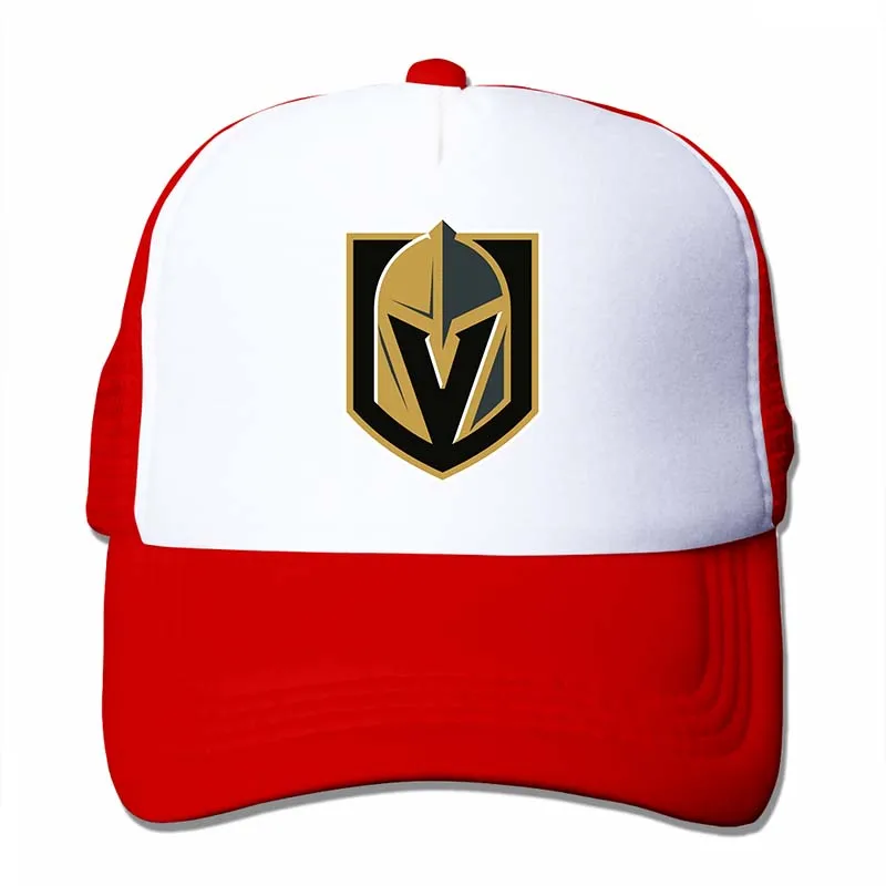 Vegas Golden Knights Logo(2) бейсболка для мужчин и женщин, Кепка для водителя грузовика, модная Регулируемая Кепка - Цвет: 4-Red